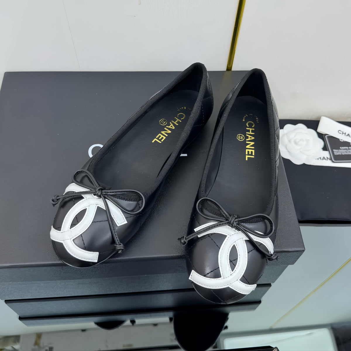 CC Ballet In Blak Suede 151521