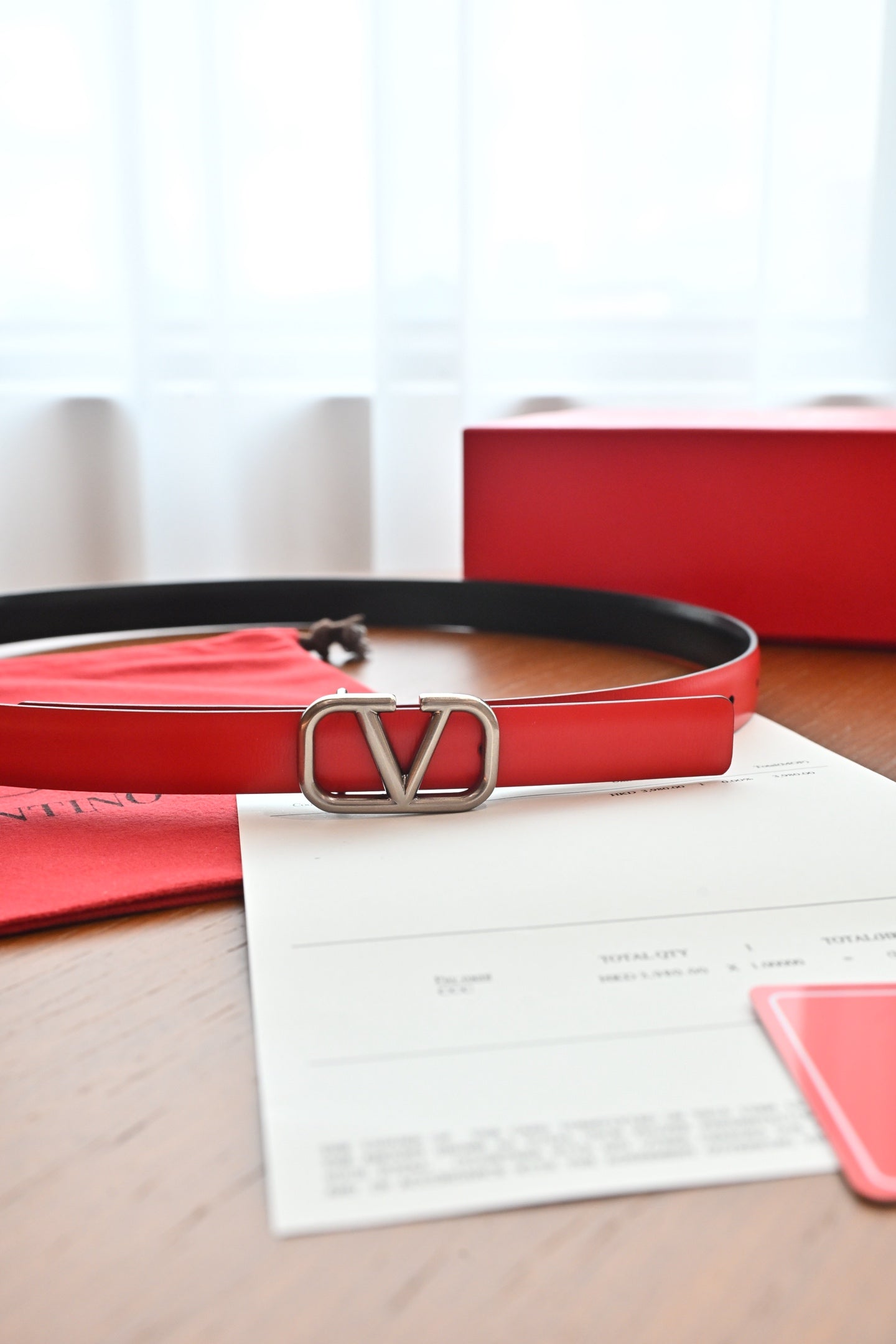Valentino VLogo Signature Belt 2.0cm Cowhide 219545