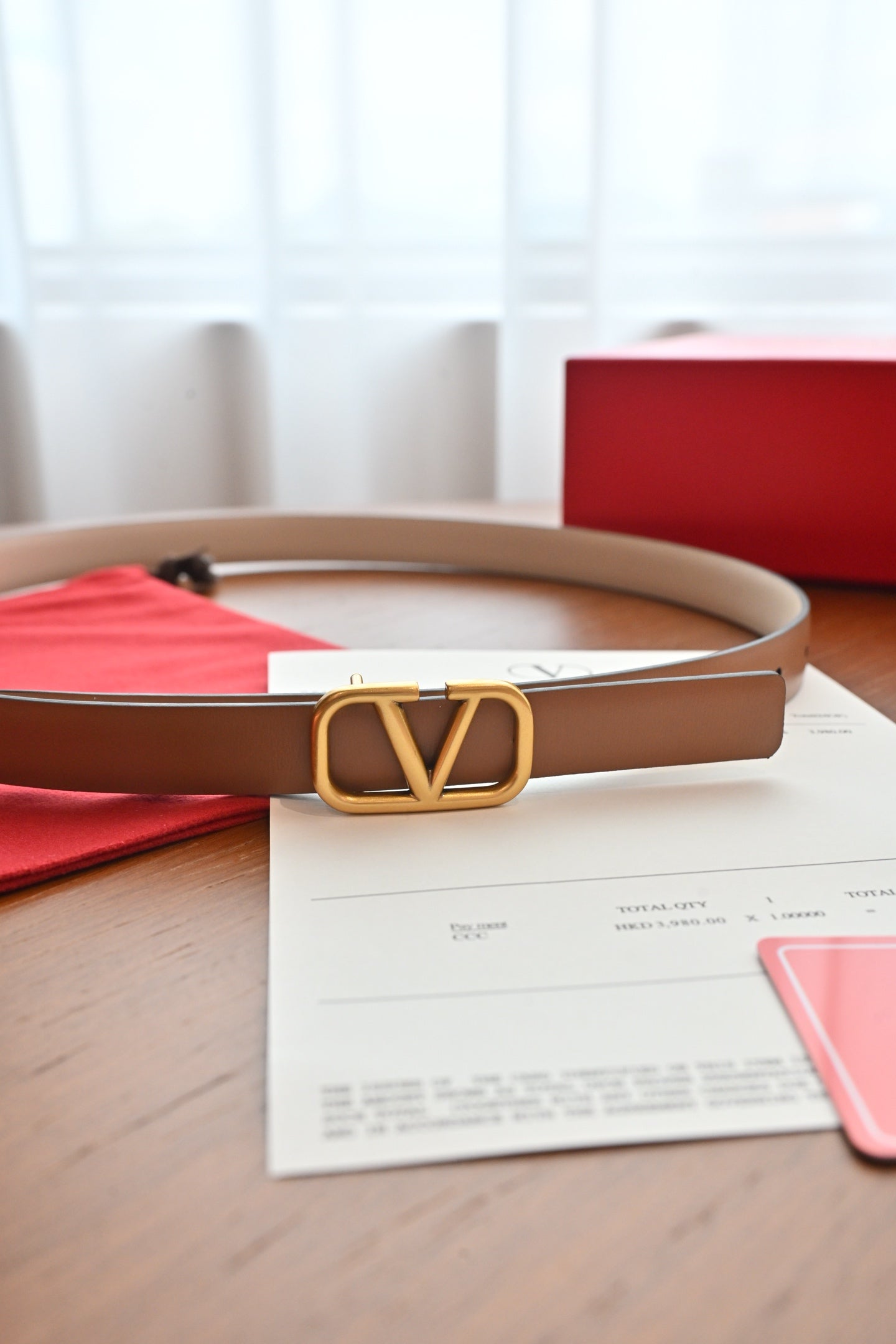 Valentino VLogo Signature Belt 2.0cm Cowhide 219545