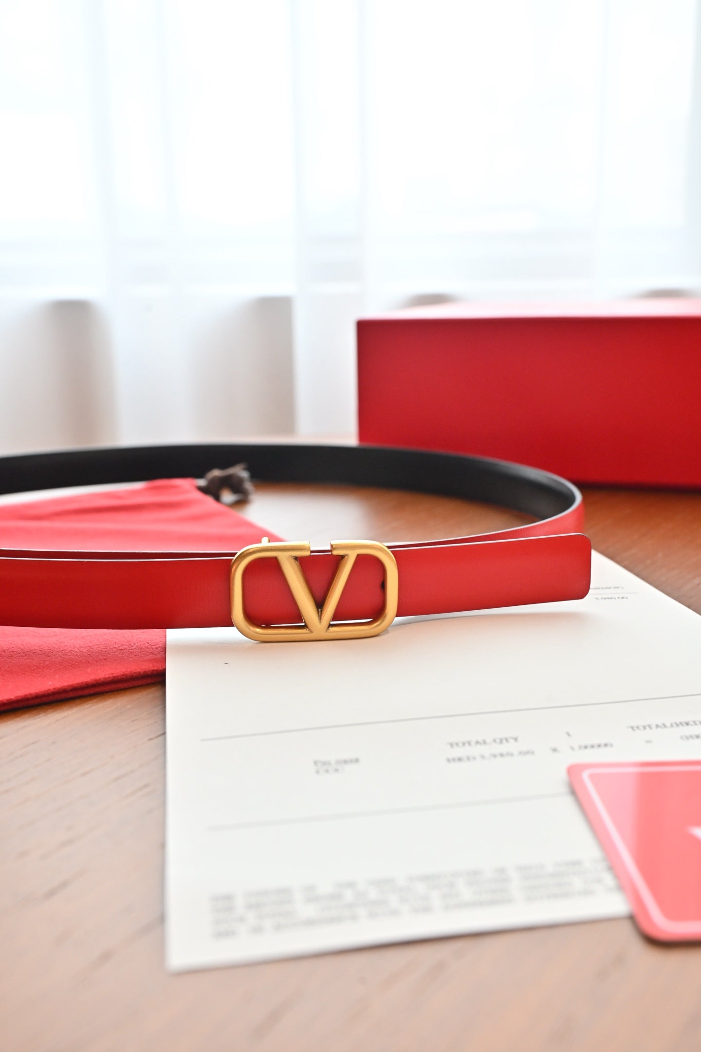 Valentino VLogo Signature Belt 2.0cm Cowhide 219545