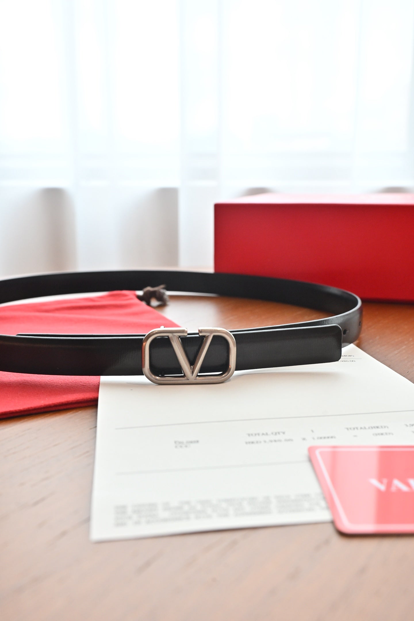 Valentino VLogo Signature Belt 2.0cm Cowhide 219545