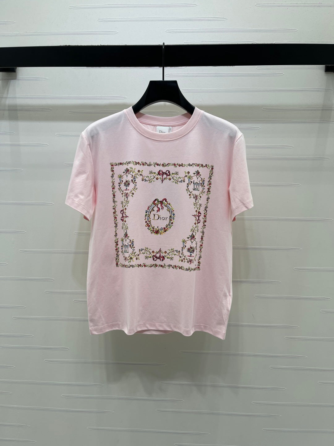 CD 26 Embroidered Short-Sleeve T-Shirt in Cotton