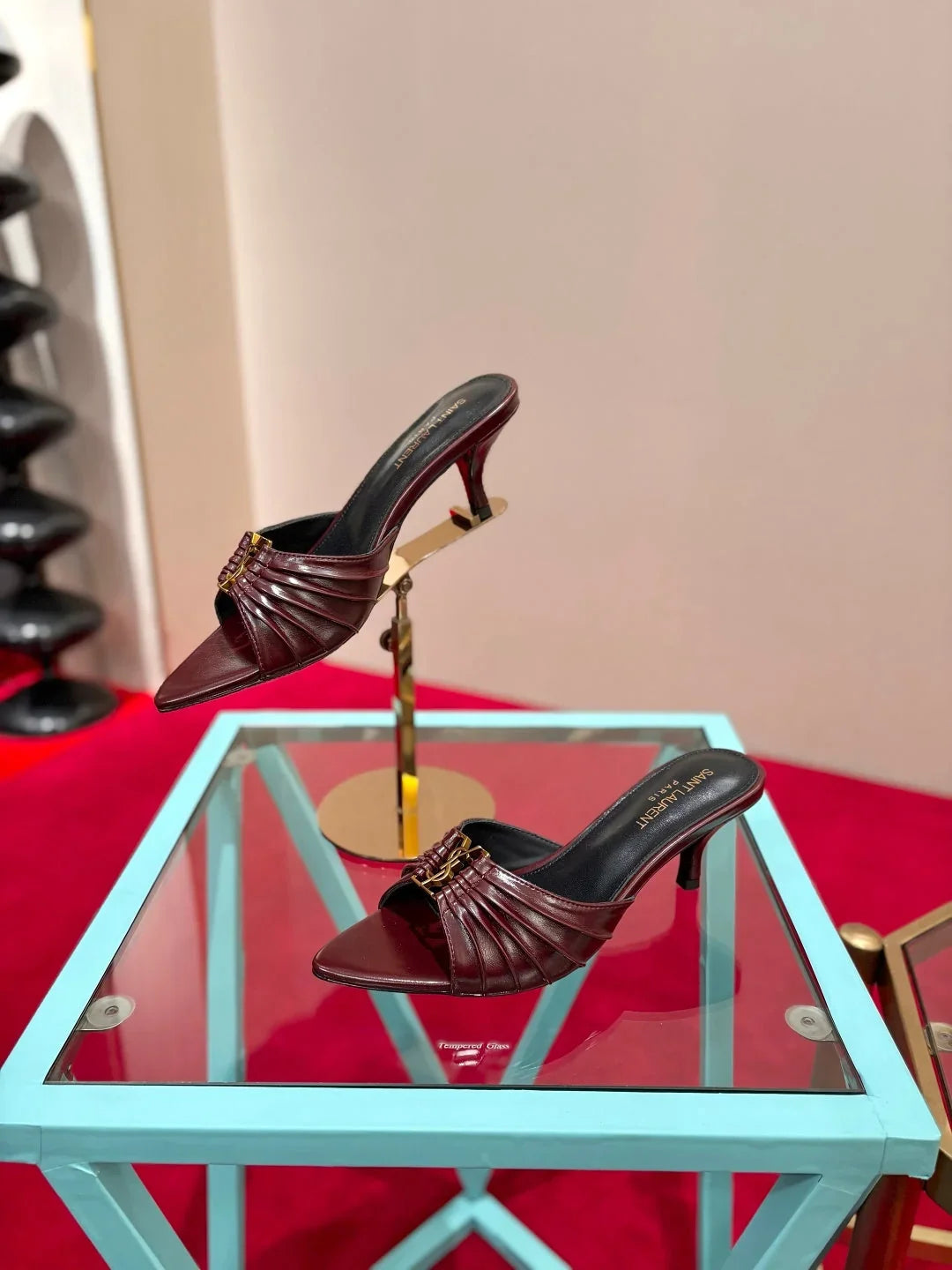 YSL 2026  Sandal 6cm Smooth Calfskin 925205