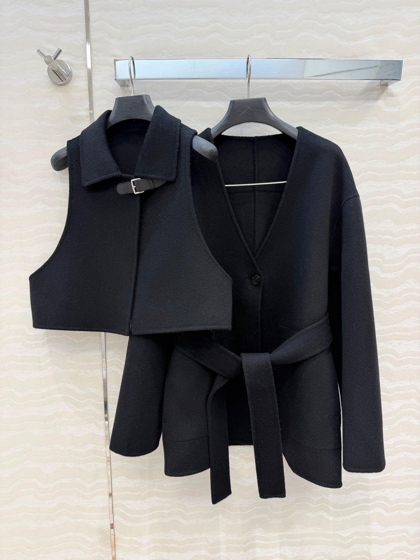 HM 26FW Trench Modular Cashmere Coat Wool 440940
