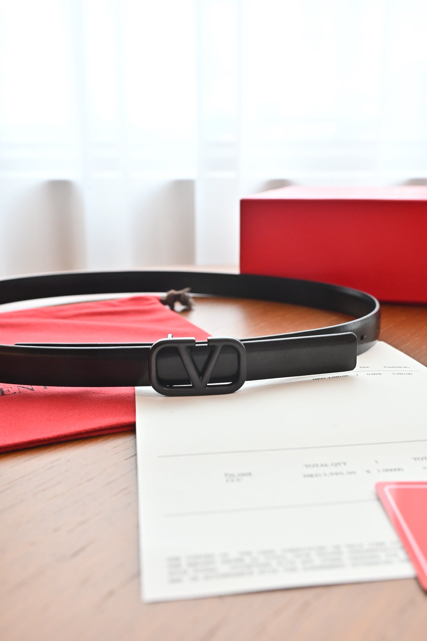 Valentino VLogo Signature Belt 2.0cm Cowhide 219545