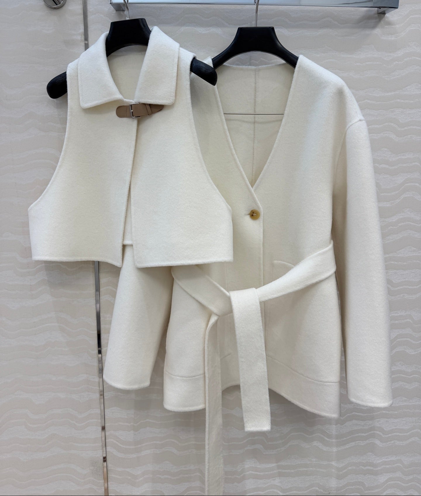 HM 26FW Trench Modular Cashmere Coat Wool 440940