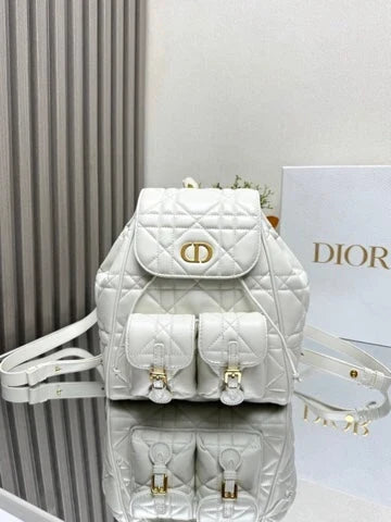 Dior 2026 Caro Backpack 26.5cm Lambskin