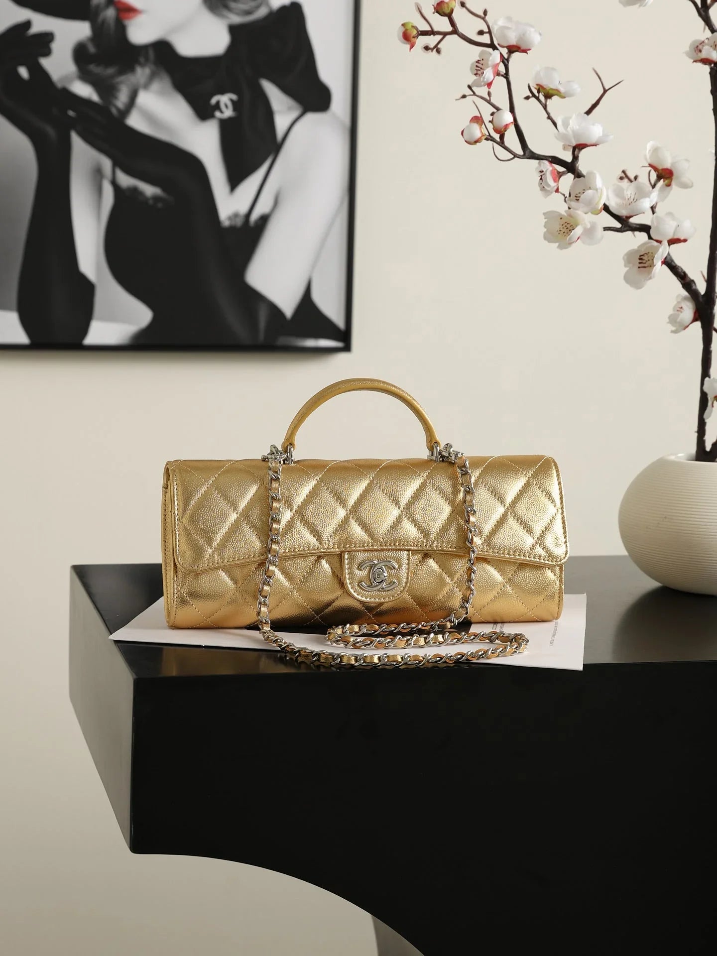 Chanel 2026 Classic Top Handle Bag 25cm Calfskin