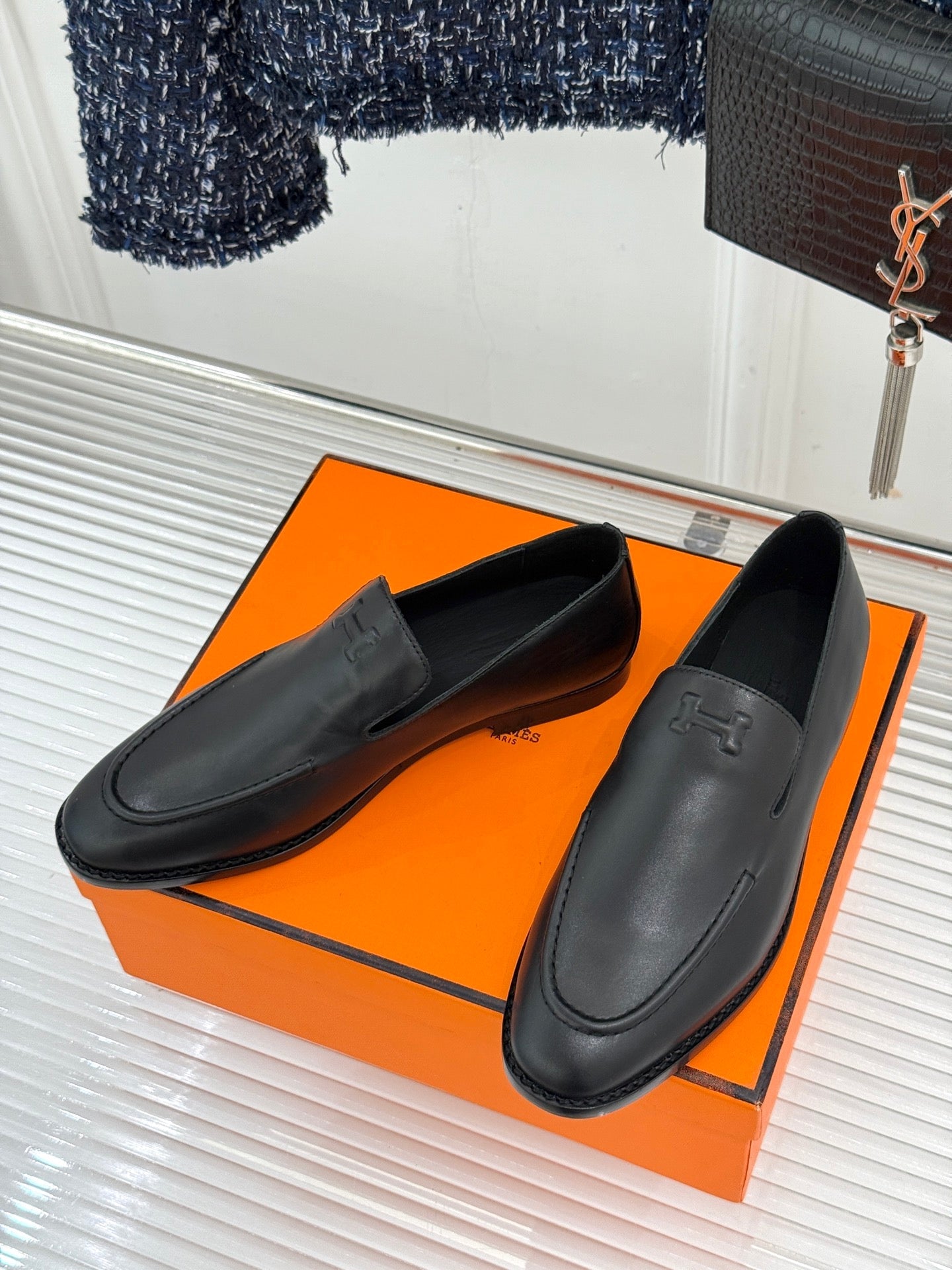 Hermes 26s Hampton Loafers Flat 174824