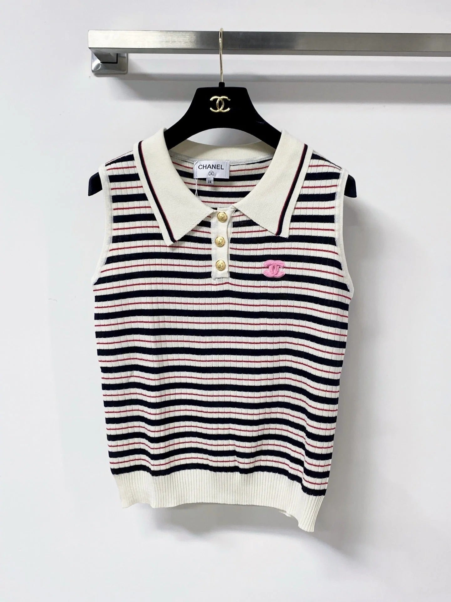 Chanel 2026 Vest Polo Shirt Wool 632169