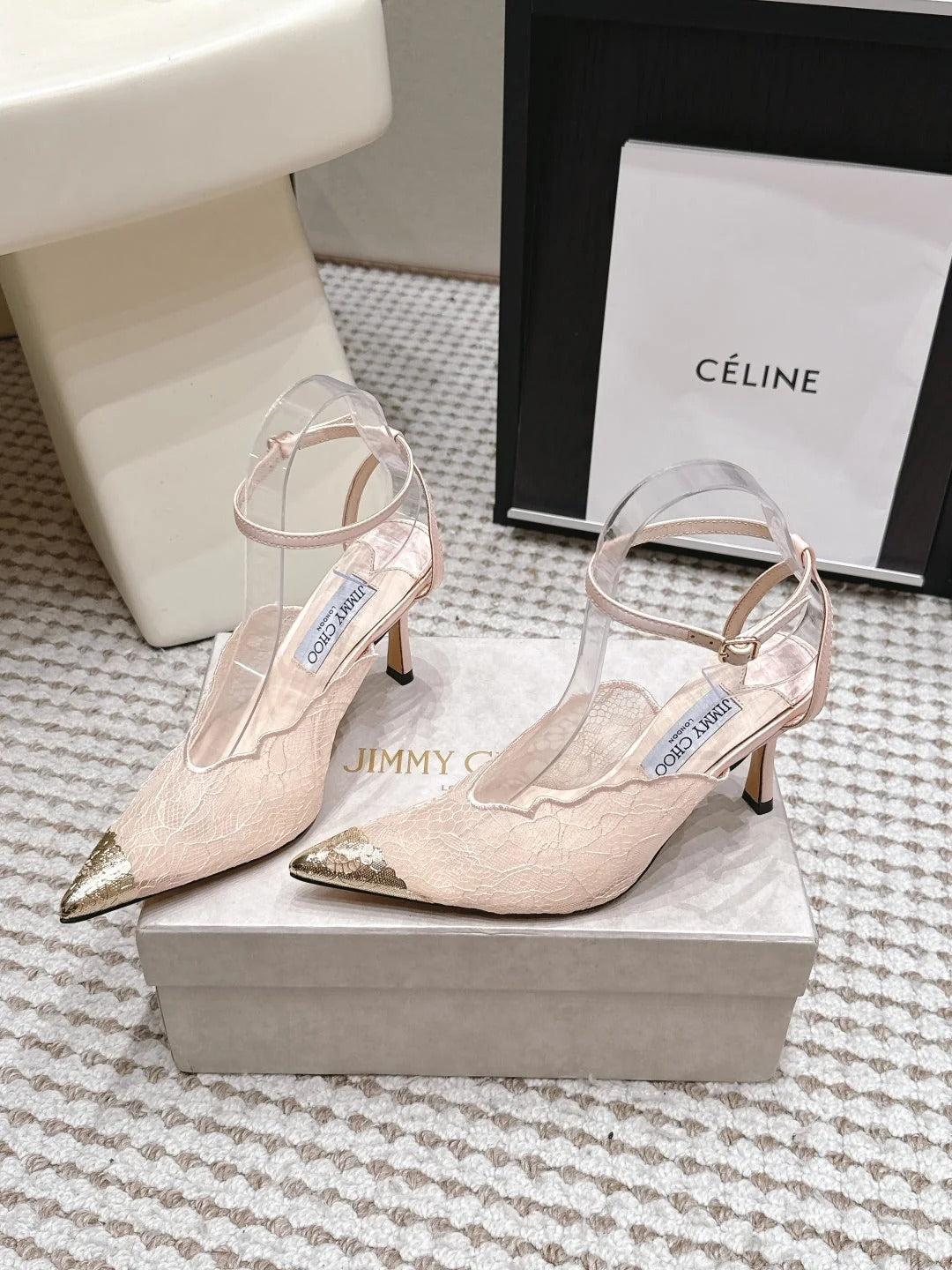 Jimmy Choo 2026 Faiz Slingback 8.5cm Lace 930959