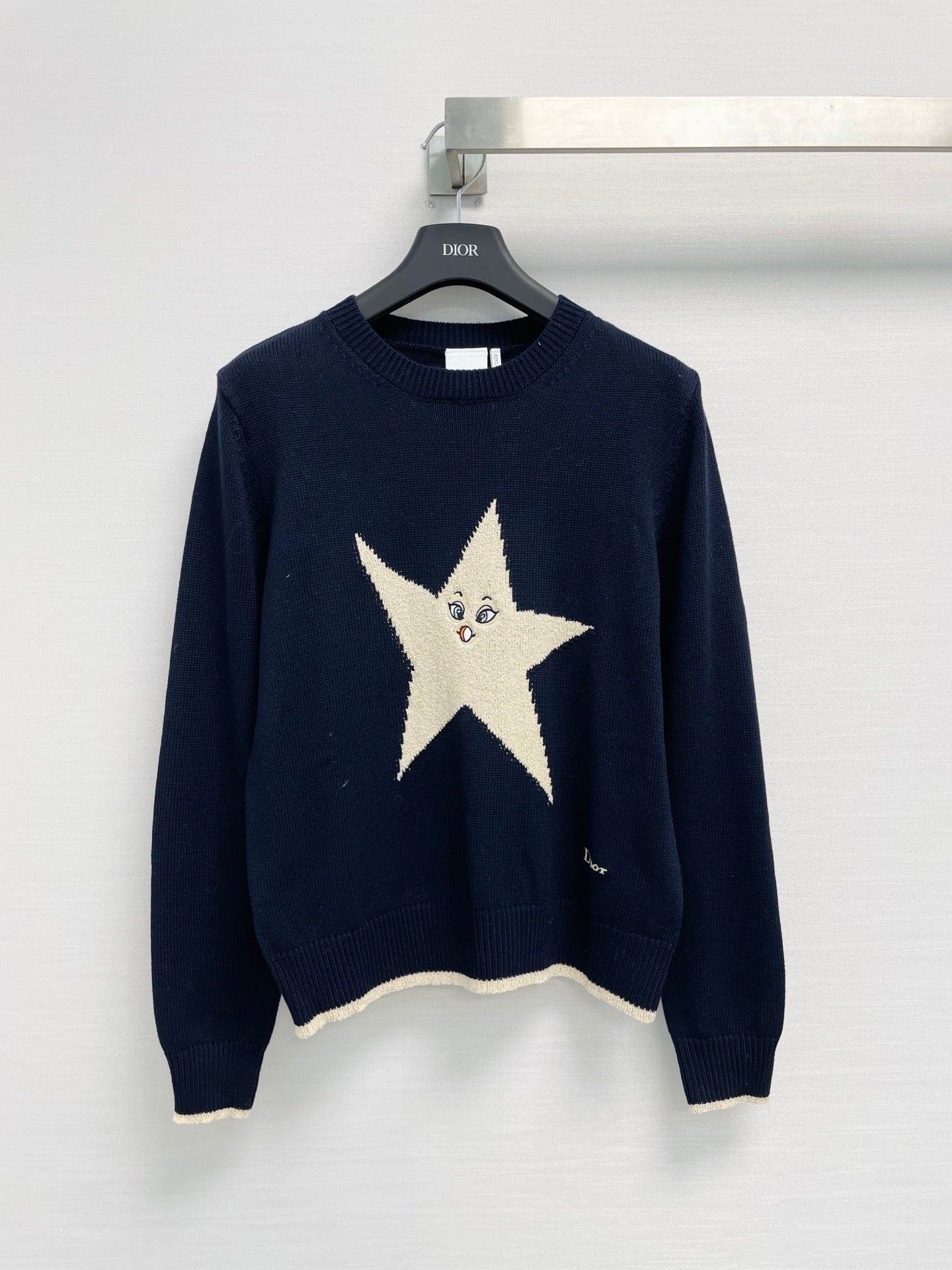 Dior 26s Star Motif Knit Sweater 450768