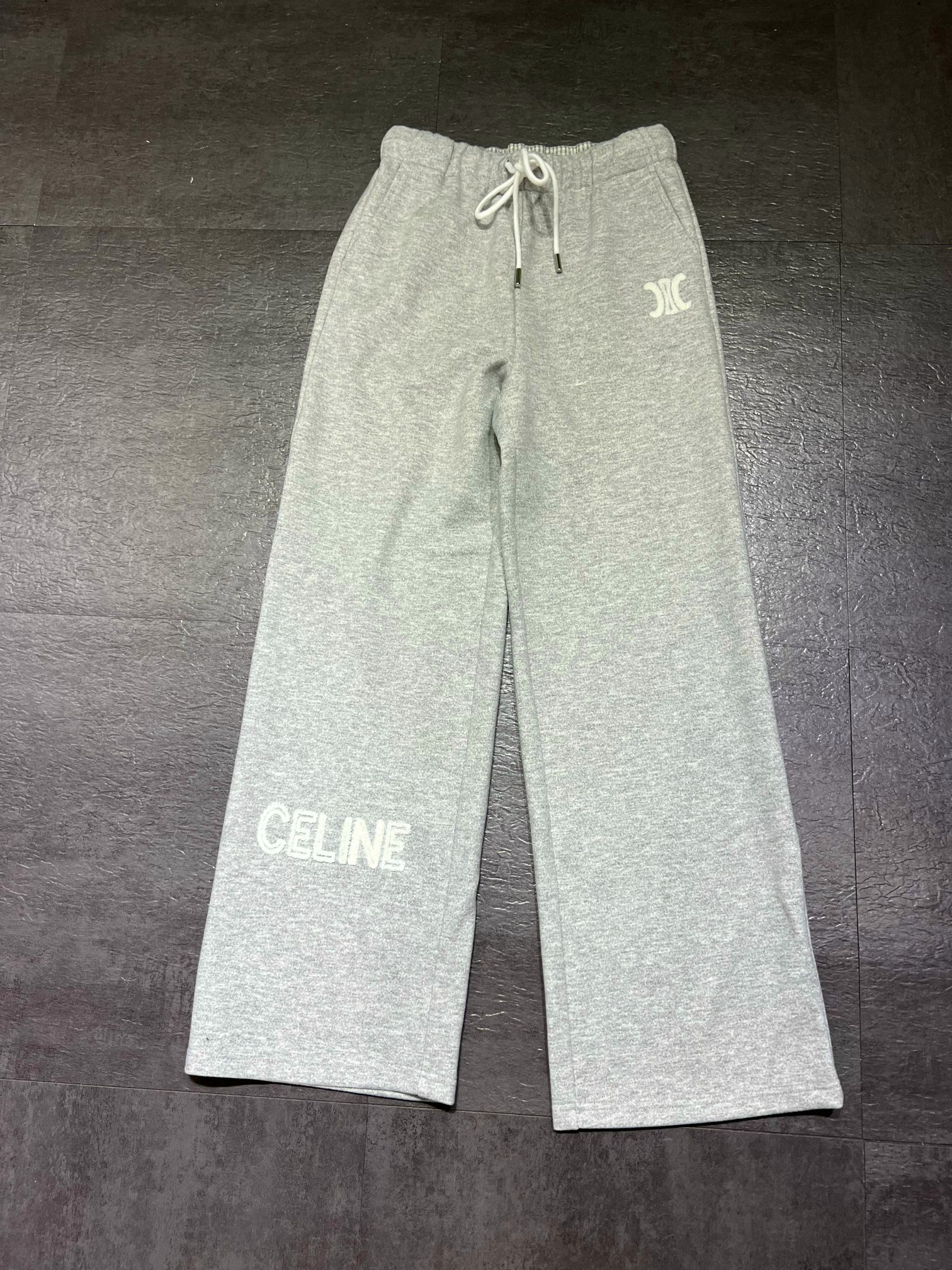 Celine 26s Sweatpants Cream Cotton 448916
