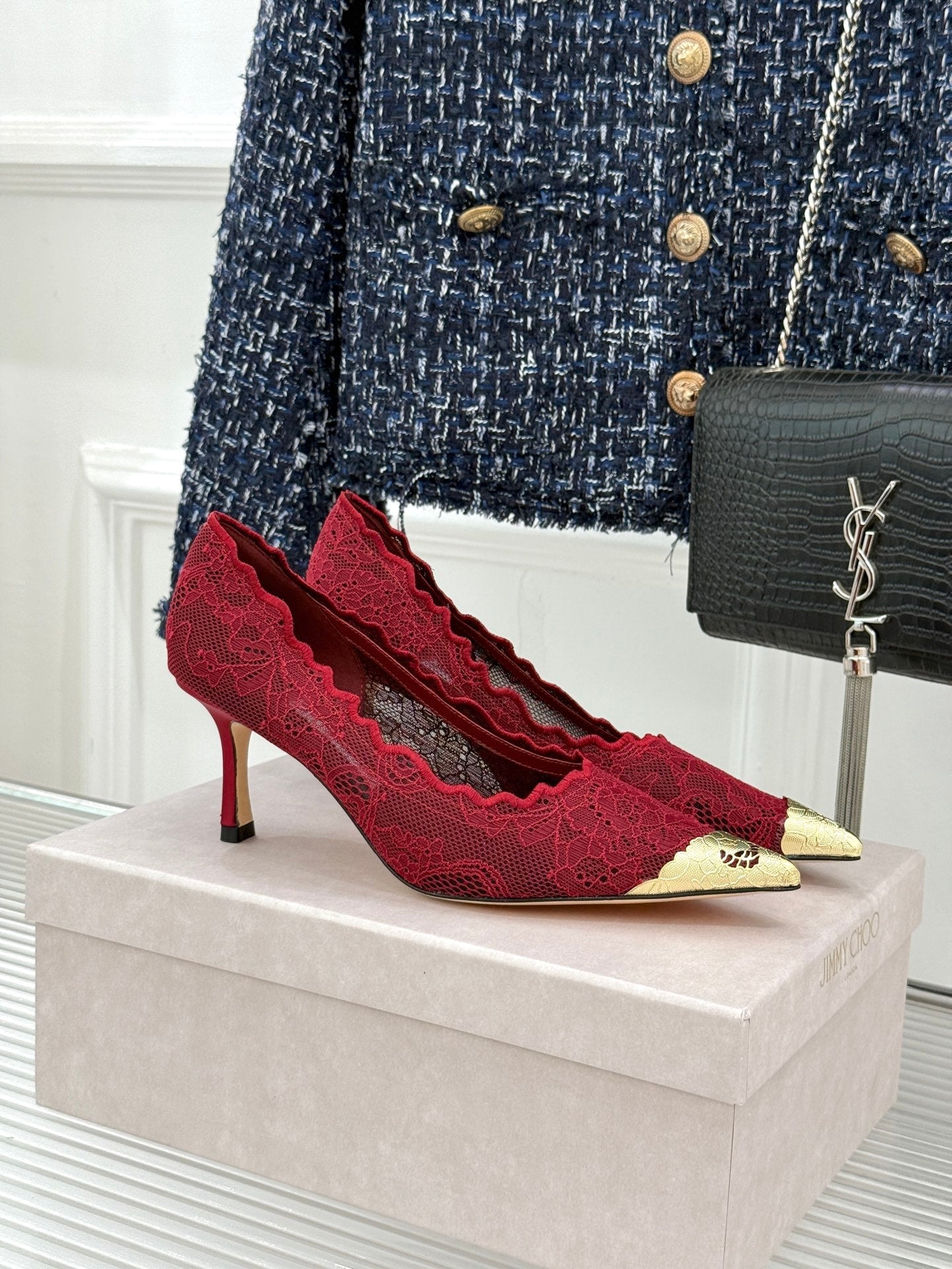 JC 26s Faiz Pumps 6.5cm Lace 174560