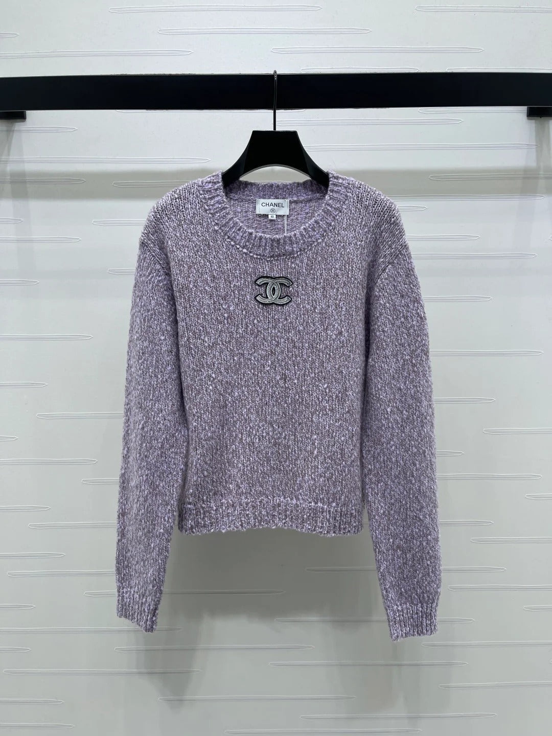 Chanel 2026 Double C Crew Neck Knit Long Sleeve Wool Cashmere