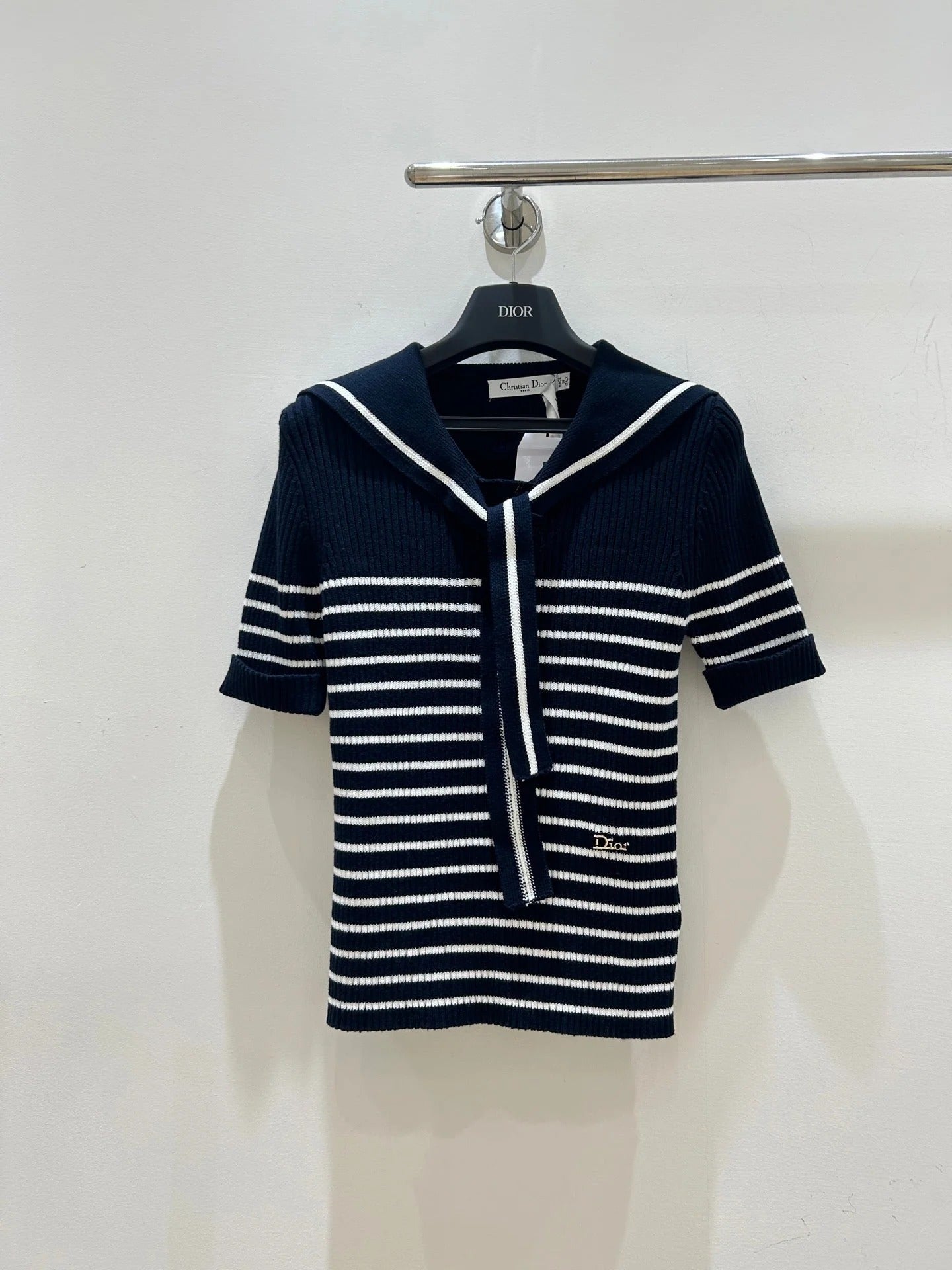 Dior 2026 Short-Sleeved Shirts Bow Detail Tencel 479348
