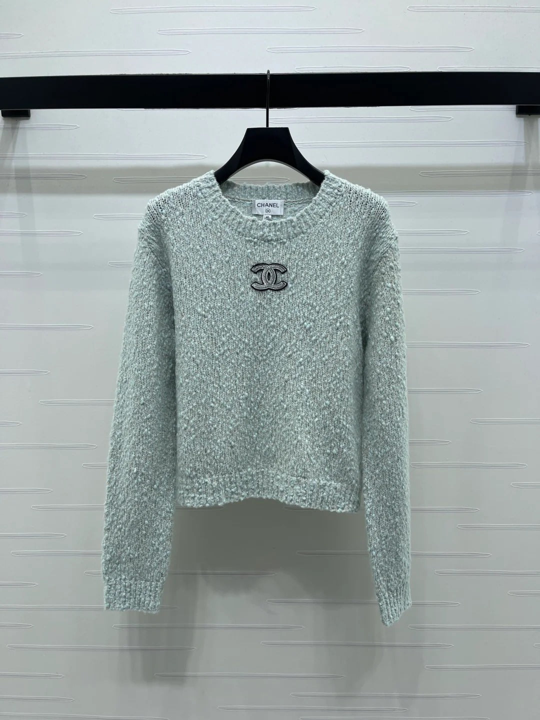 Chanel 2026 Double C Crew Neck Knit Long Sleeve Wool Cashmere