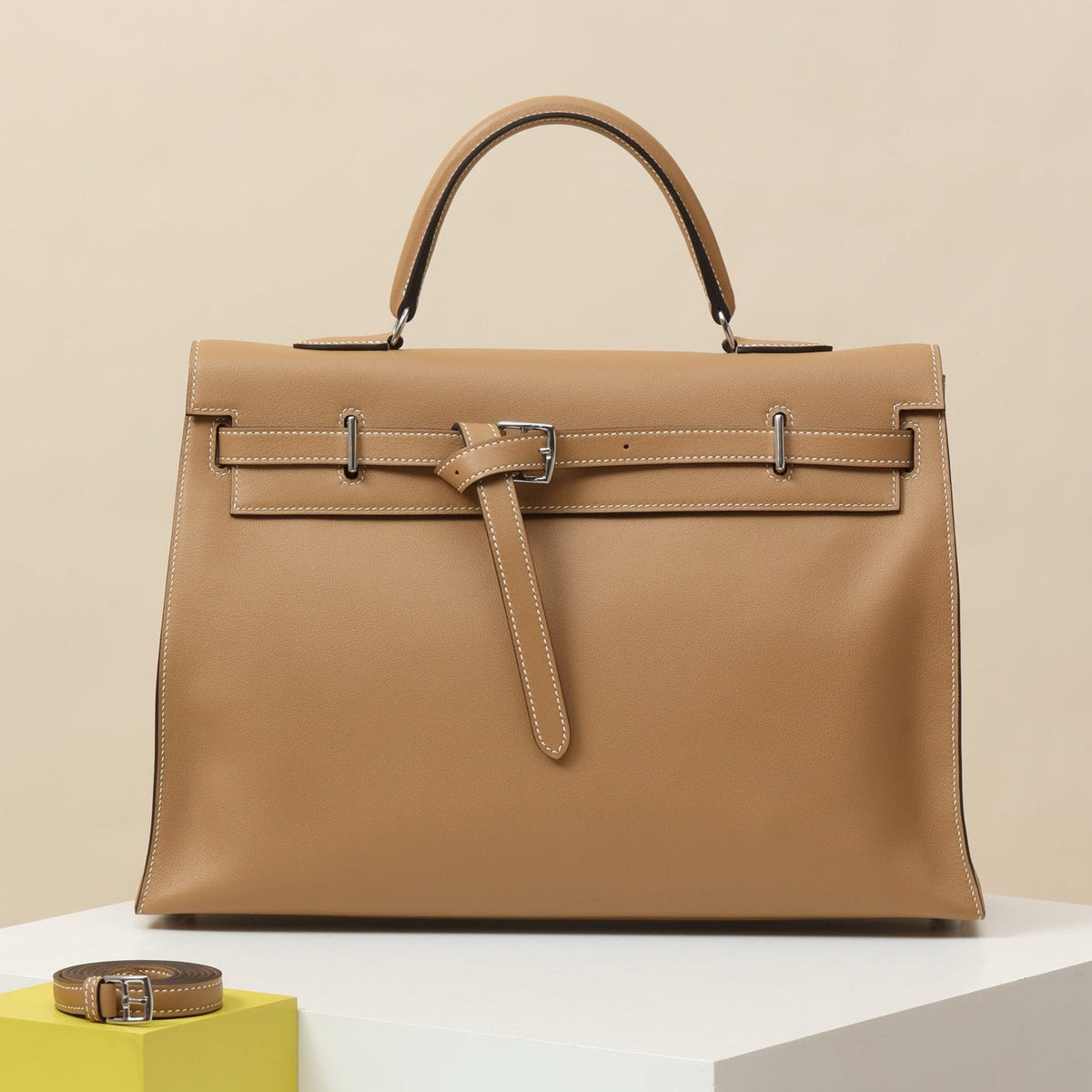 High-end Hermes 2026 Kelly Flat Bag 35cm Swift Calfskin – Amejews
