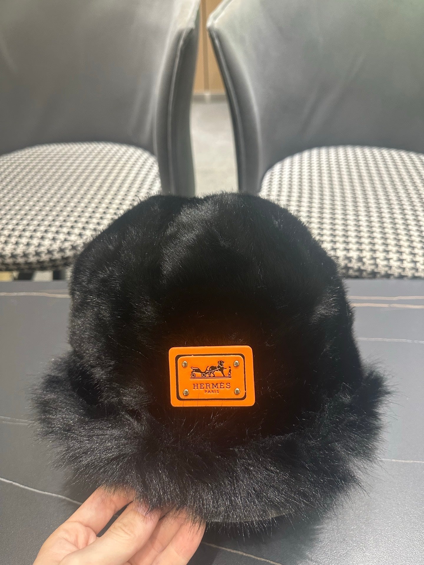 HM 26FW Fisherman Hat Fox Fur Trim 558951