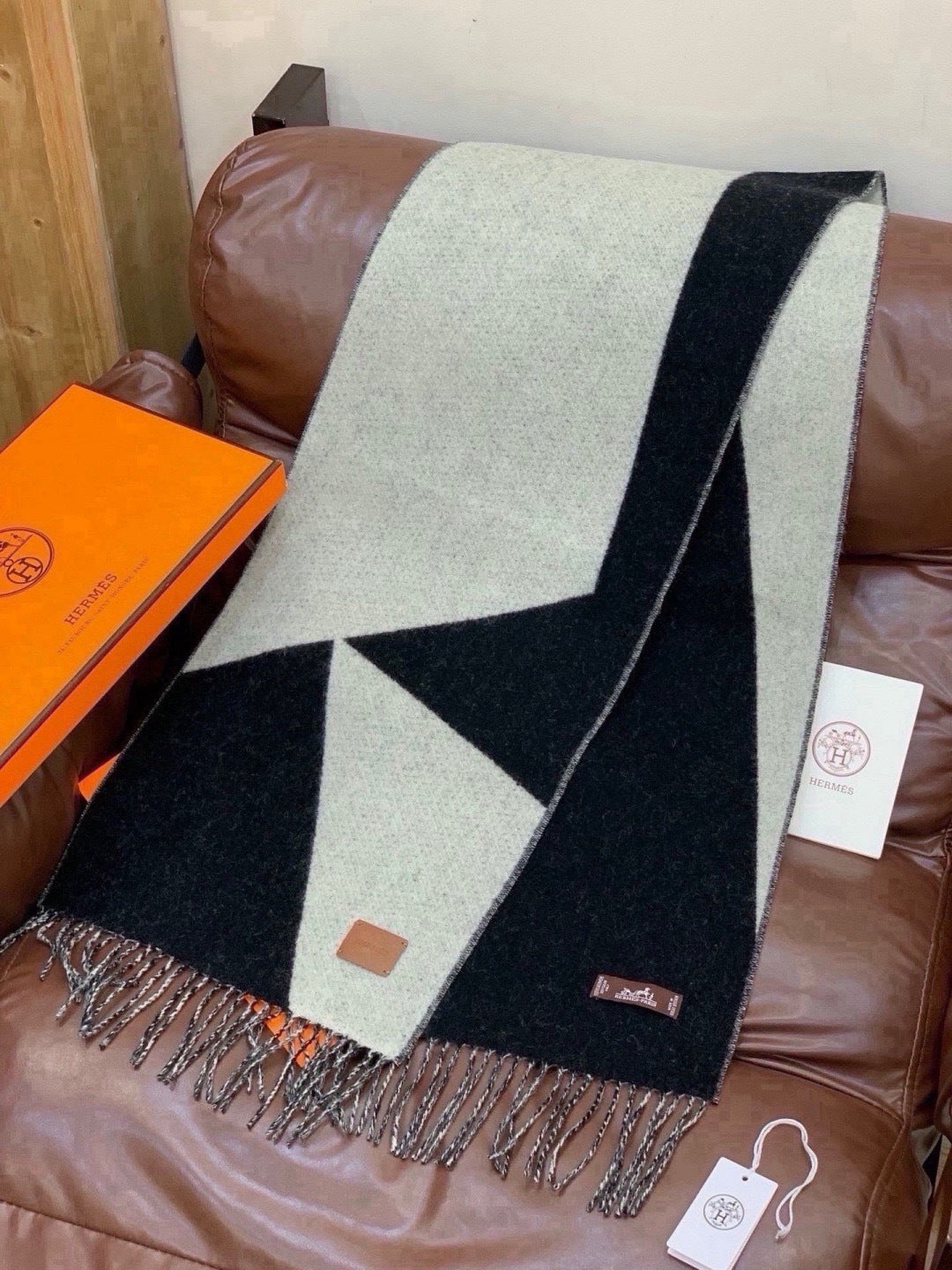 HM Long Scarf 32x190cm Cashmere 550656